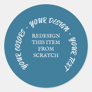 Adesivo Redondo Crie seu