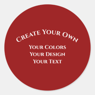 Adesivo Redondo Crie seu