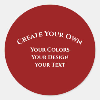 Adesivo Redondo Crie seu