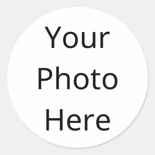 Adesivo Redondo Crie seu próprio design (Frente)