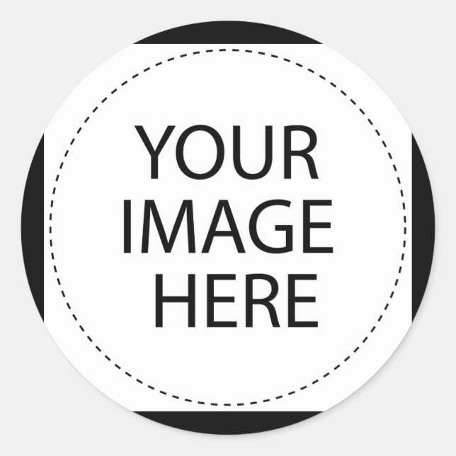 ADESIVO REDONDO CRIE SEU PRÓPRIO - DESIGN SEU PRÓPRIO VAZIO (Frente)