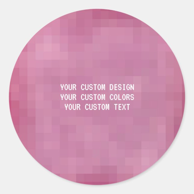 Adesivo Redondo Crie seu próprio personalizado (Frente)