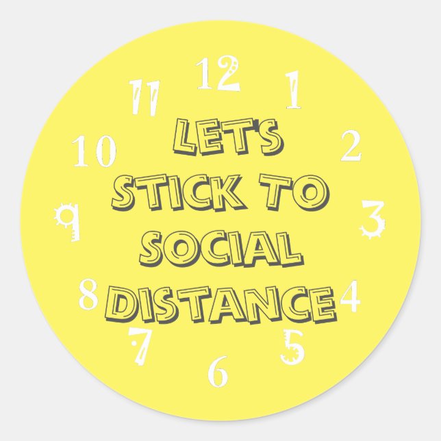 Adesivo Redondo Crie Seu Próprio Tempo Irá Dizer Viagem 27/7 (Frente)