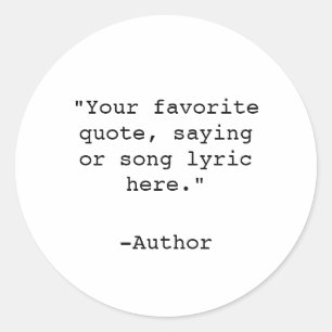 Adesivo Redondo Crie sua própria cotação