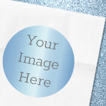 Adesivo Redondo Crie Sua Própria Folha Azul De Gelo Congelada Metá<br><div class="desc">Crie seu autocolante personalizado. Carregue imagens divertidas, legal designs, texto inspiracional ou até mesmo o logotipo de sua empresa. Com esta ferramenta design fácil de usar é tão simples quanto fazer sua imagem ficar na mente de alguém. Clique em personalizar, você pode simplesmente alterar o texto aqui - ou para...</div>