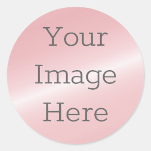 Adesivo Redondo Crie Sua Própria Tela Cinzenta Metálica Rosa cor