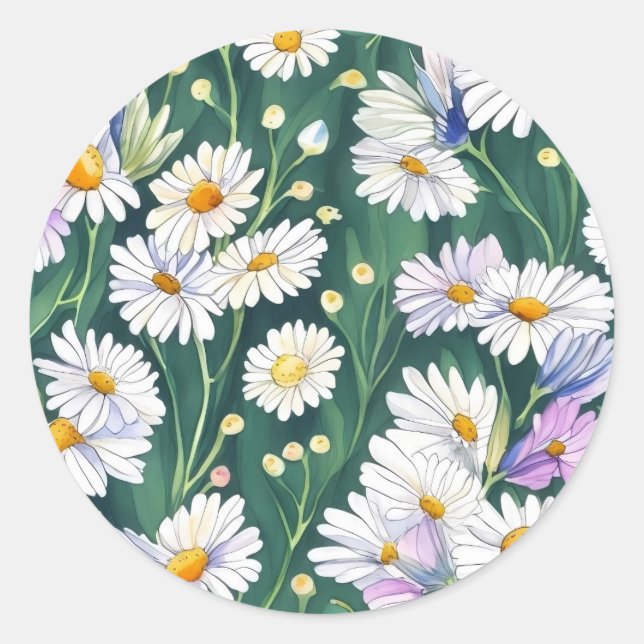 Adesivo Redondo Crie uma aparência eterno com a beleza clássica (Frente)