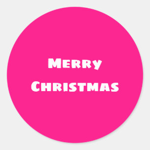 Adesivo Redondo Crimson Festivo Felry Natal
