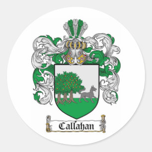 ADESIVO REDONDO CRISTA DA FAMÍLIA DE CALLAHAN - BRASÃO DE CALLAH