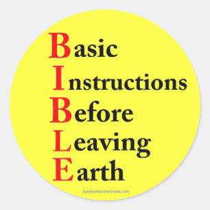 Adesivo Redondo cristão