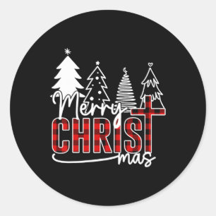 Adesivo Redondo Cristo Da feliz Mas Christian Jesus Pjs De Natal X