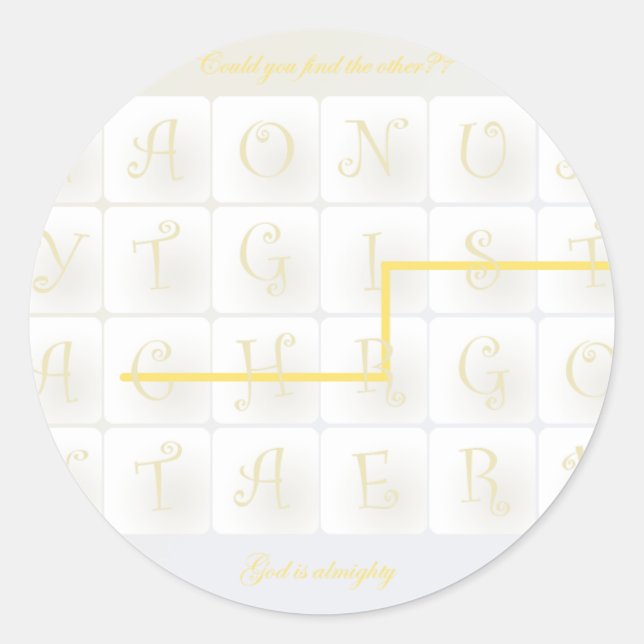 Adesivo Redondo cristo riscável (Frente)