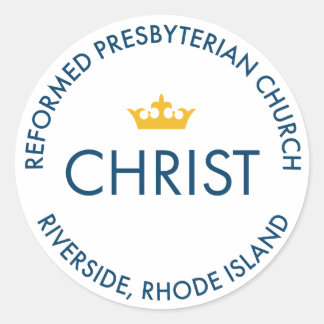 Adesivo Redondo CristoRPC - Vinheta Grande