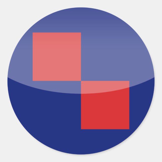 Adesivo Redondo Croácia (Frente)