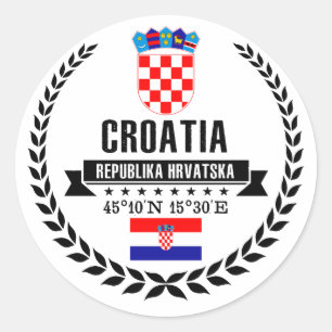 Adesivo Redondo Croatia
