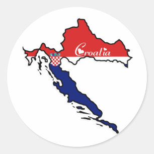 Adesivo Redondo Croatia legal