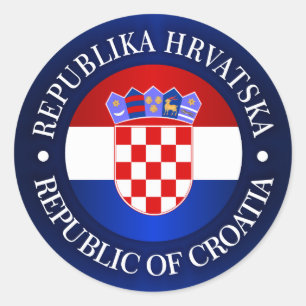 Adesivo Redondo Croatia (rd)