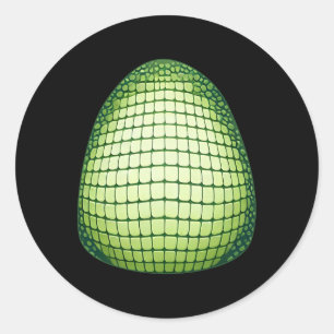 Adesivo Redondo Crocodilo Alligator Belly Halloween Costume Animal