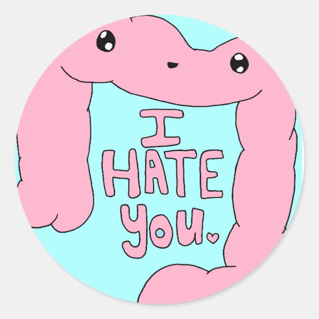 Adesivo Redondo Crohn e Colitis Happy Colon (Frente)