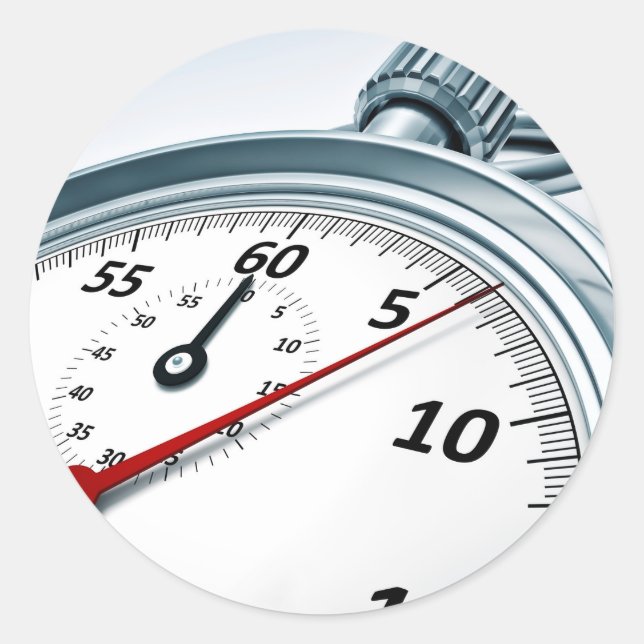 Adesivo Redondo cronômetro (Frente)
