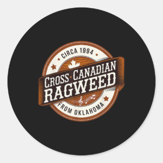 Adesivo Redondo Cross Canadense Ragweed The Boys From Oklahoma Con
