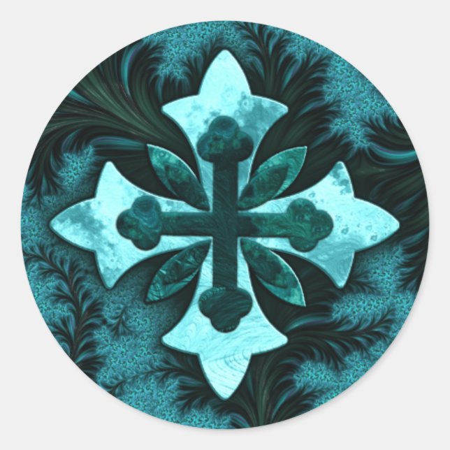 Adesivo Redondo Cross Sticker (Frente)