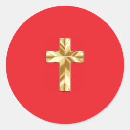 Adesivo Redondo cross sticker