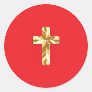Adesivo Redondo cross sticker