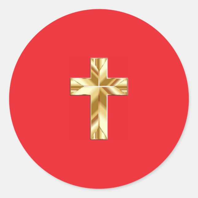 Adesivo Redondo cross sticker (Frente)