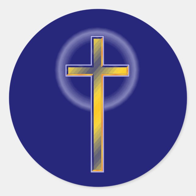Adesivo Redondo Cross Stickers (Frente)
