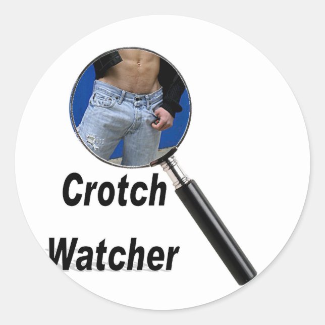 Adesivo Redondo Crotch Watcher (Frente)