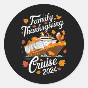 Adesivo Redondo Cruise Familiar 2024 Turquia Cruising Va