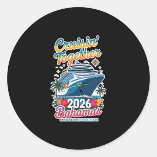 Adesivo Redondo Cruisin Together 2026 Hamas Família Combinando