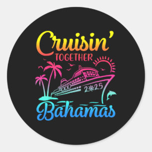Adesivo Redondo Cruisin Together Hamas 2025 Cruzeiro Familiar Hama