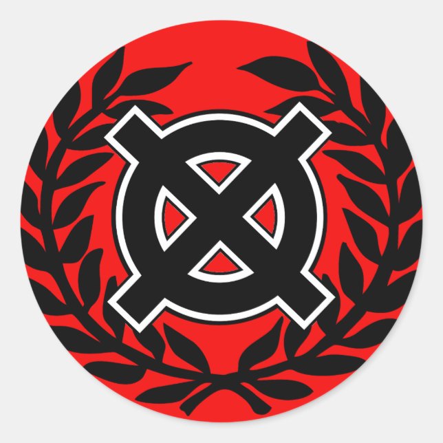 Adesivo Redondo Cruz Celta (Frente)