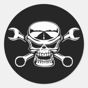 Adesivo Redondo Cruz-Chaves de Chromeboy