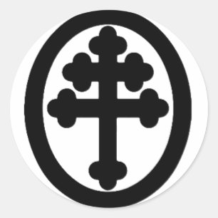 Adesivo Redondo Cruz de Lorena