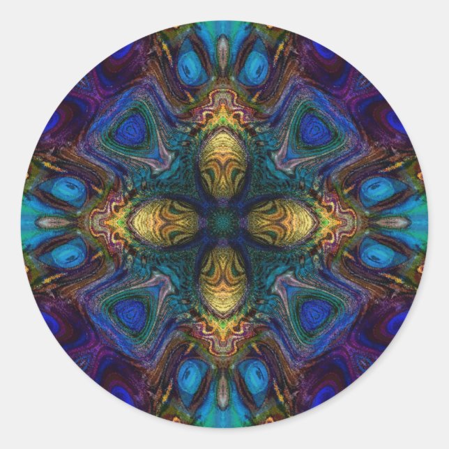 Adesivo Redondo Cruz do Tabernacle (Frente)