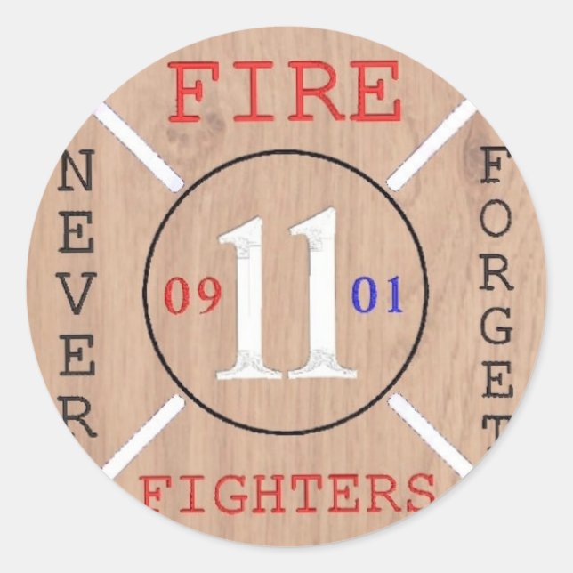 Adesivo Redondo Cruz Maltesa - Nunca Esquecer (Frente)