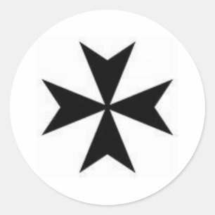 Adesivo Redondo Cruz maltesa original