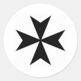 Adesivo Redondo Cruz maltesa original