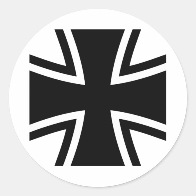 ADESIVO REDONDO CRUZAMENTO DE FERRO (Frente)