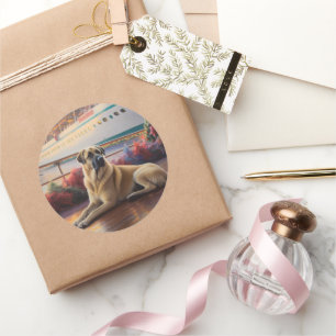 Adesivo Redondo Cruzeiro de Natal do Pastor Anatólico: Pawsome