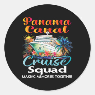 Adesivo Redondo Cruzzeiro do Canal do Panamá Esquadrão 2025 Amigo
