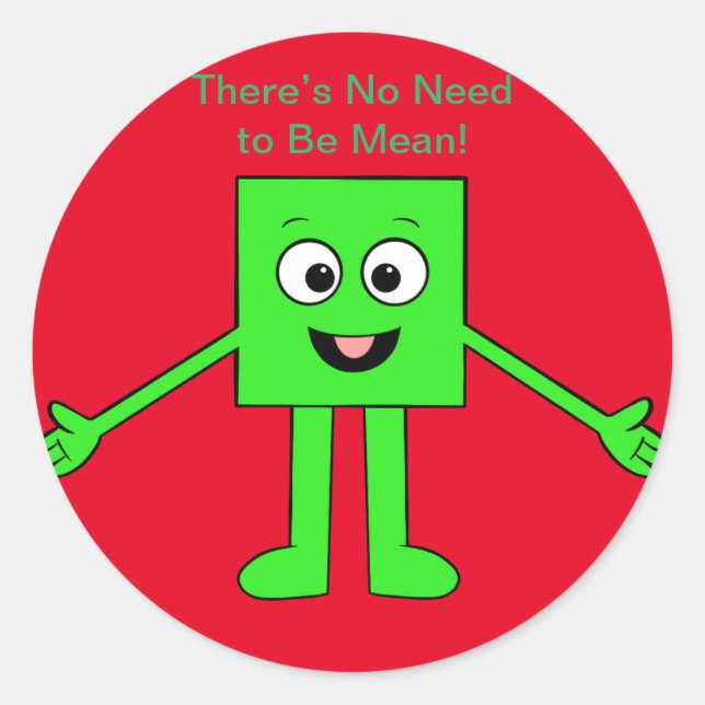 Adesivo Redondo Cubie Cubester (Frente)