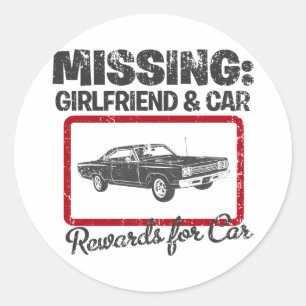 Adesivo Redondo Cuco terrestre australiano 1969 de Plymouth