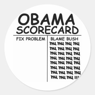 Adesivo Redondo Culpa Bush