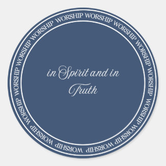 Adesivo Redondo Culto - Selo de descarga