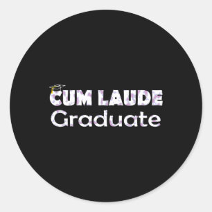 Adesivo Redondo Cum Laude Formando Cl De 2025 Graduação 2025 Seni