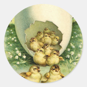 Adesivo Redondo Cumprimentos antigos velhos do desejo do felz